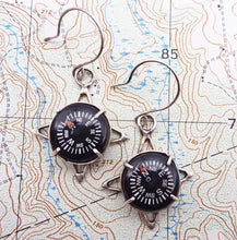 Load image into Gallery viewer, Compass Rose Earrings
