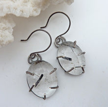 Load image into Gallery viewer, Tourmalated Quartz Earrings, OOAK
