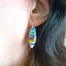 Load image into Gallery viewer, Surfite Rainbow Earrings, One-of-a-Kind
