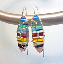 Load image into Gallery viewer, Surfite Rainbow Earrings, One-of-a-Kind
