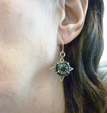 Load image into Gallery viewer, Compass Rose Earrings
