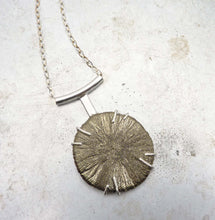 Load image into Gallery viewer, Ray of Light Pyrite Sun Pendant
