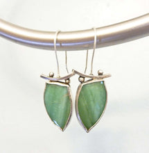 Load image into Gallery viewer, Opalized Petrified Wood Balance Earrings

