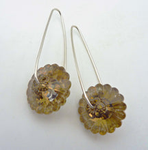 Load image into Gallery viewer, Margarita Hoop Earrings, Vintage Swarovski Crystal
