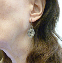 Load image into Gallery viewer, Tourmalated Quartz Earrings, OOAK
