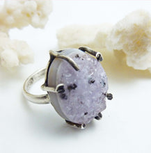 Load image into Gallery viewer, Brazilian Agate Druzy Ring
