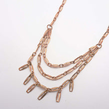 Load image into Gallery viewer, Copper Chain Dangle Necklace
