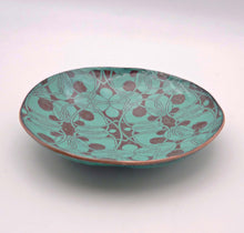 Load image into Gallery viewer, Celtic Pattern Bowl, Hand-Enamel Hammered Copper Bowl
