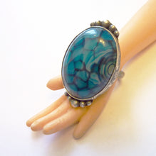 Load image into Gallery viewer, Dragon&#39;s Vein Agate Ring, Size 7.5

