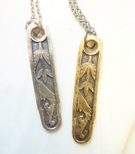 Load image into Gallery viewer, Eastlake Pendant, Bronze or Sterling Silver
