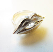 Load image into Gallery viewer, Hot Lips Ring, Bronze or Sterling Silver
