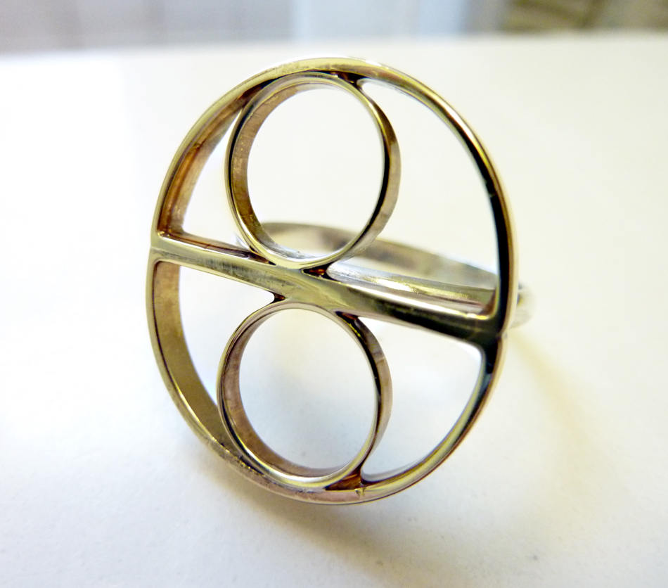 Double Eclipse Ring, Geometric Mod Ring