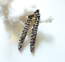 Load image into Gallery viewer, Tentacle Stud Earrings, Bronze or Sterling Silver
