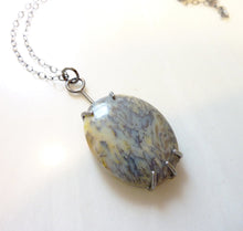 Load image into Gallery viewer, Australian Dendrititc Opal Necklace OOAK, Brushstrokes Pendant
