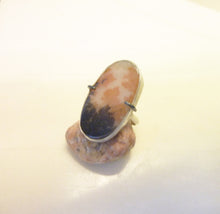 Load image into Gallery viewer, SALE! Brocade Ring, Dendritic Agate Stone, Sterling Silver, Size 6.5, OOAK
