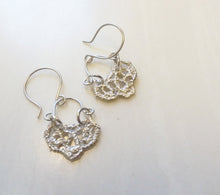 Load image into Gallery viewer, Moroccan Lace Dangle Earrings, Sterling Silver or Bronze
