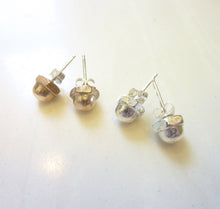 Load image into Gallery viewer, Acorn Bolt Stud Earrings, Bronze or Sterling Silver
