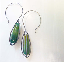 Load image into Gallery viewer, Caged Agate Earrings
