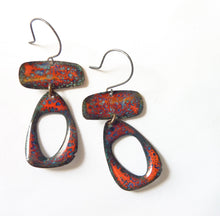 Load image into Gallery viewer, Abstract Enamel Earrings
