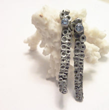 Load image into Gallery viewer, Tentacle Stud Earrings With Cubic Zirconia
