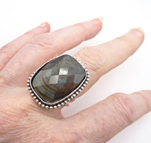 Load image into Gallery viewer, Blue Tiger Eye Ring, Size 6
