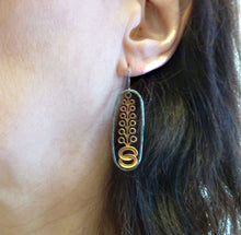 Load image into Gallery viewer, Art Deco Tree Earrings
